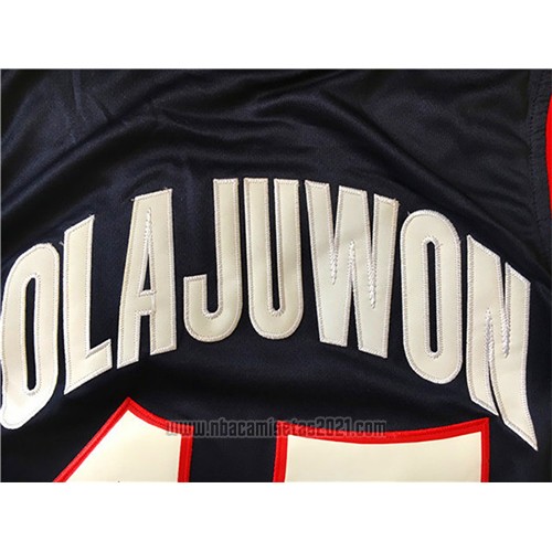 Camiseta USA 1996 Hakeem Olajuwon #15 Negro